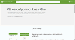 Desktop Screenshot of kaloricketabulky.cz